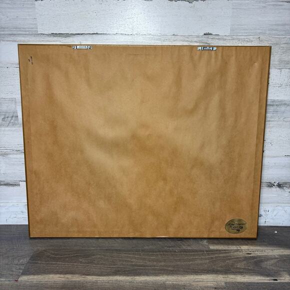 Vintage Wanta Davenport Floral Famed Painting Made in USA - Picture 4 of 5